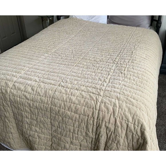 Pottery Barn Bedding Pottery Barn Hudson Heathered King Quilt
